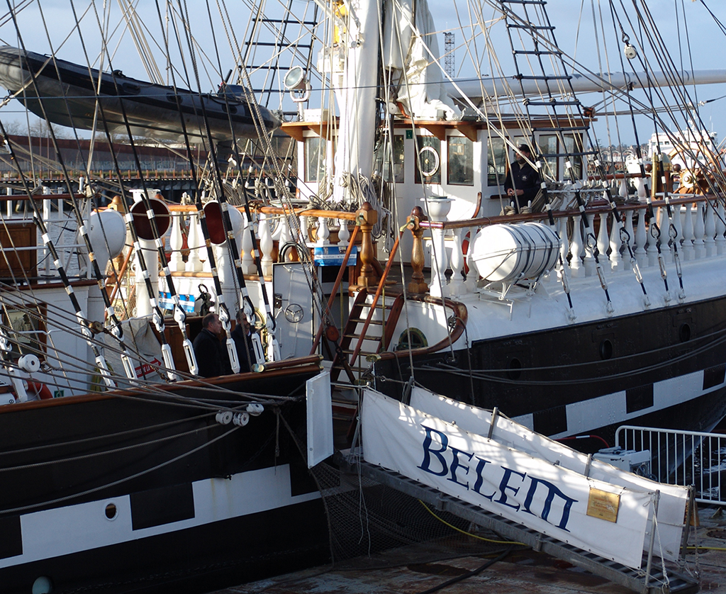 Accueil du Belem