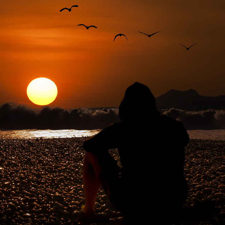 coucher de soleil